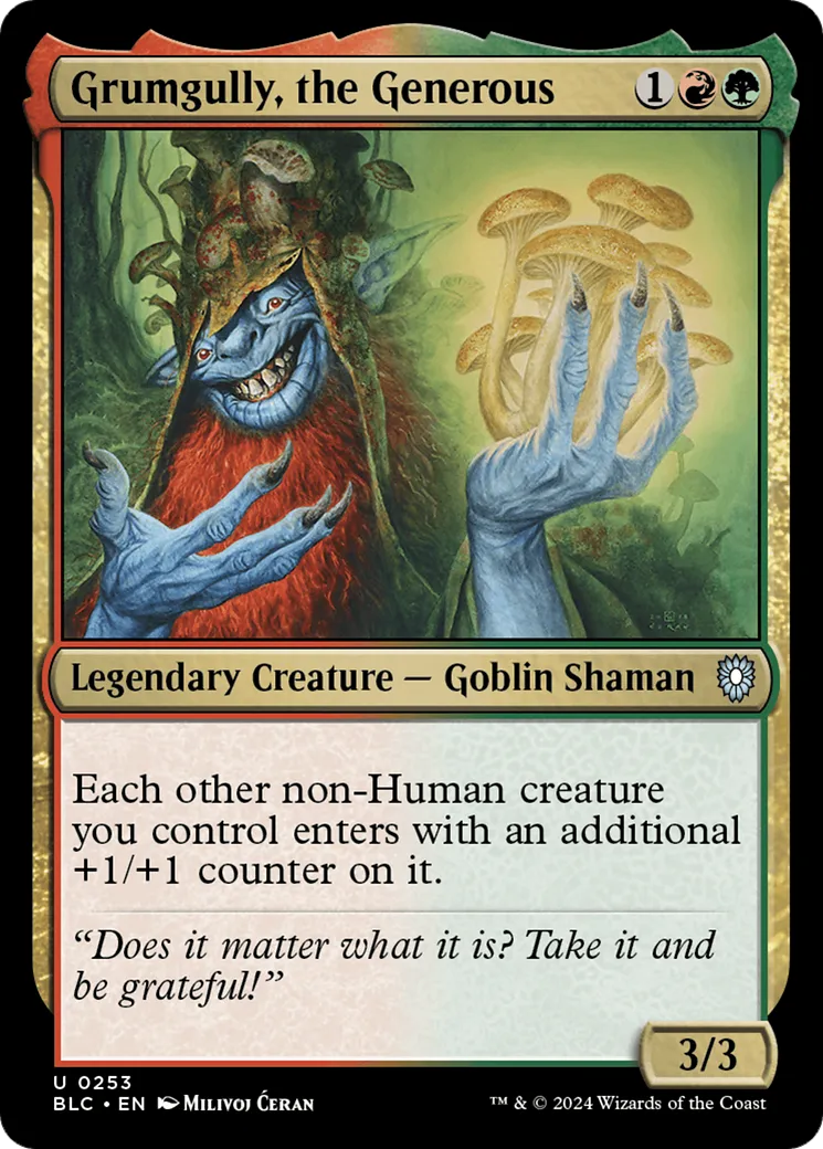 Grumgully, the Generous — Bloomburrow Commander — Magic: The Gathering