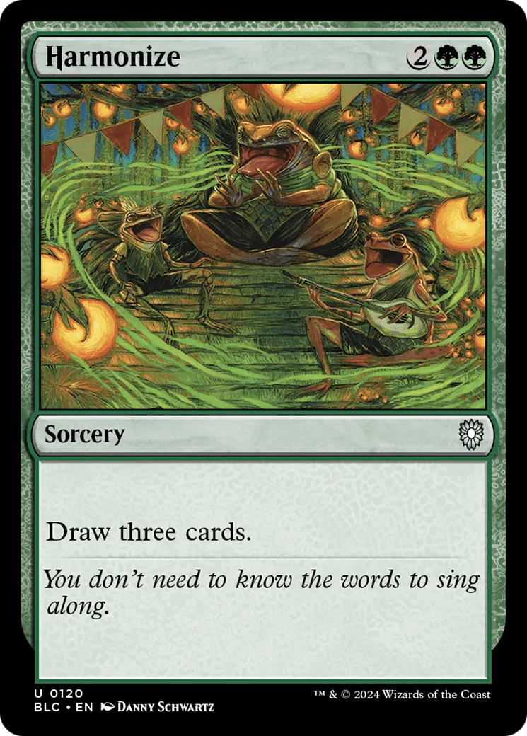 Harmonize — Bloomburrow Commander — Magic: The Gathering