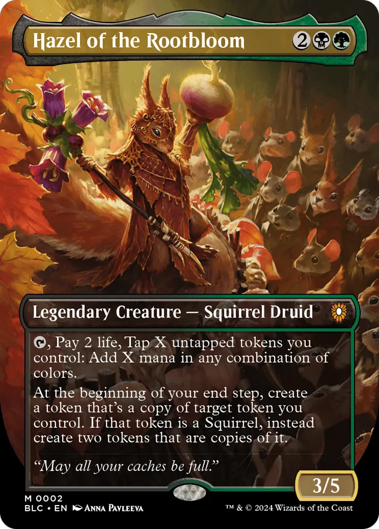 Hazel of the Rootbloom — Bloomburrow Commander — Magic: The Gathering