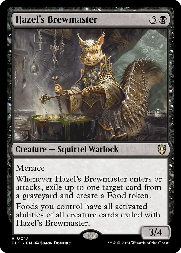 Hazel's Brewmaster — Bloomburrow Commander — Magic: The Gathering