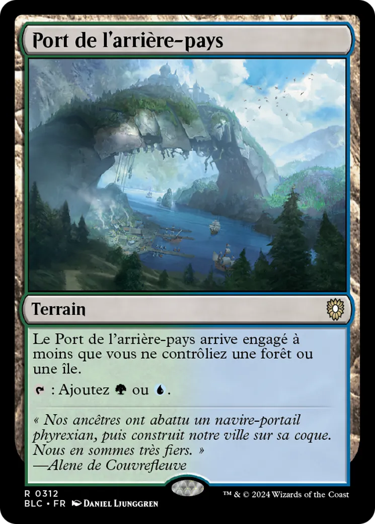Port de l'arrière-pays — Bloomburrow Commander — Magic: The Gathering