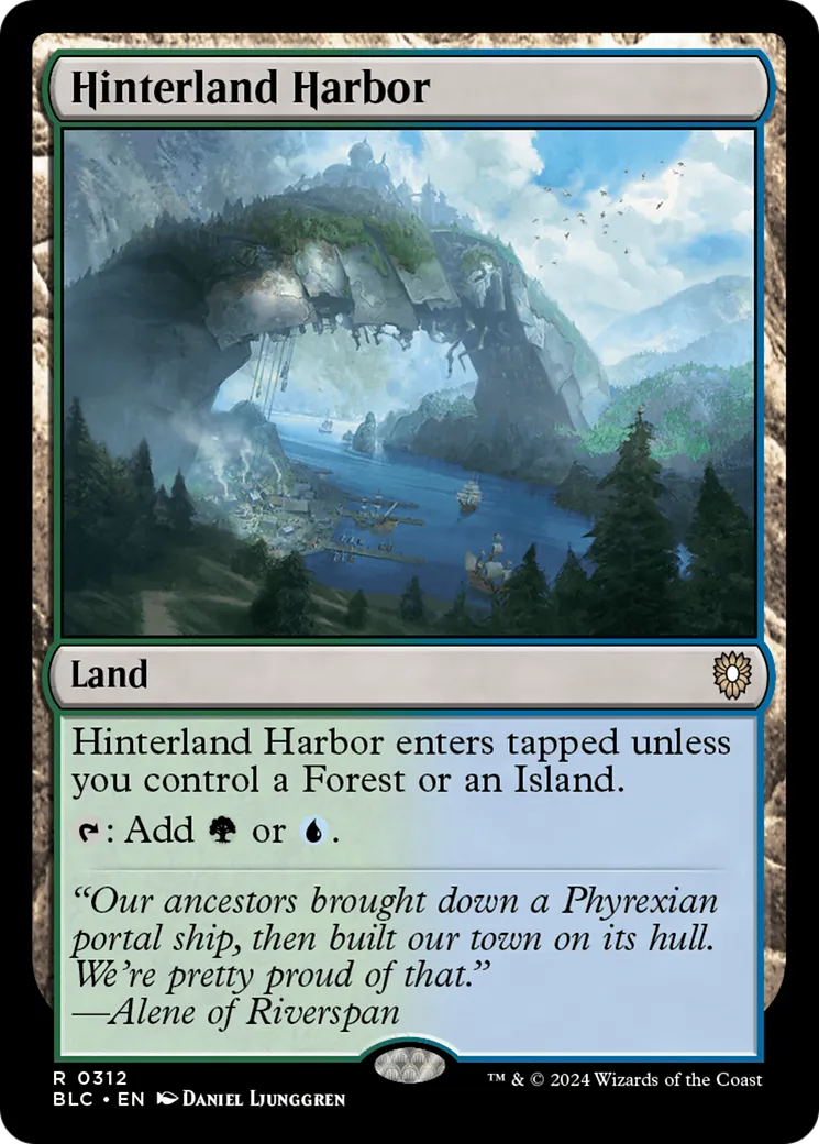 Hinterland Harbor — Bloomburrow Commander — Magic: The Gathering