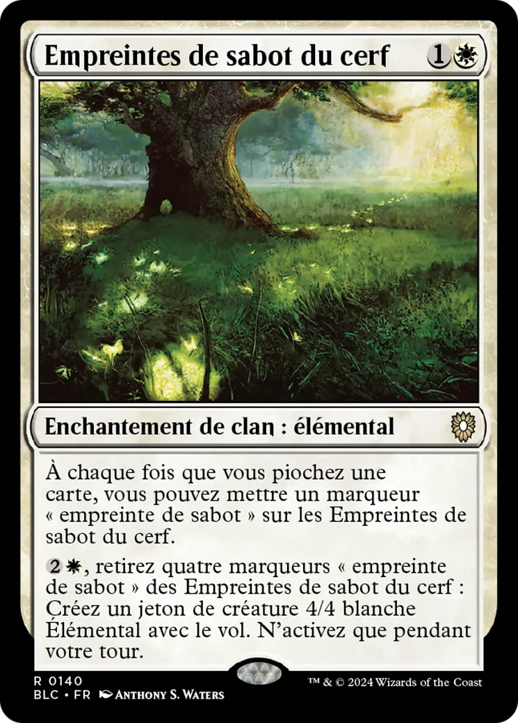 Empreintes de sabot du cerf — Bloomburrow Commander — Magic: The Gathering