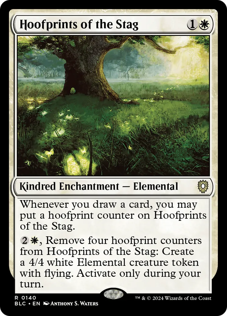 Hoofprints of the Stag — Bloomburrow Commander — Magic: The Gathering