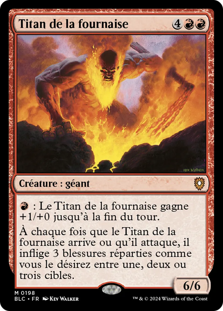 Titan de la fournaise — Bloomburrow Commander — Magic: The Gathering