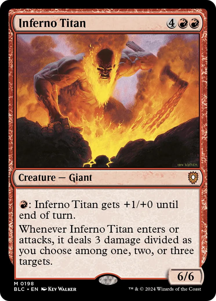 Titan de la fournaise — Bloomburrow Commander — Magic: The Gathering