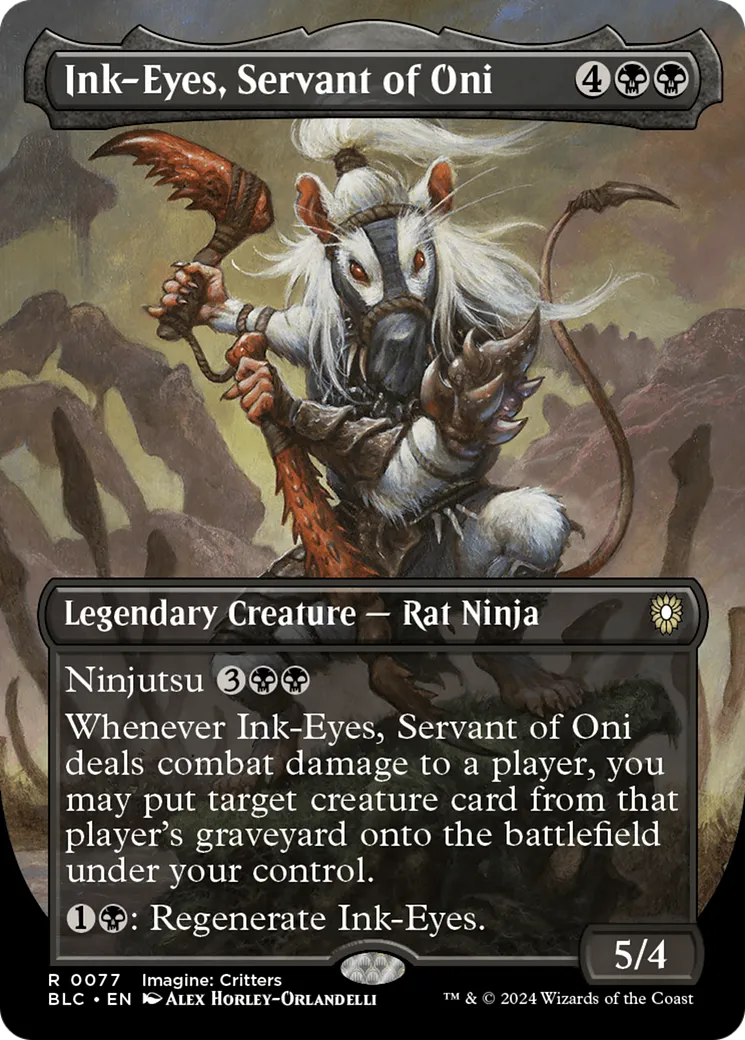 Ink-Eyes, Servant of Oni from Bloomburrow Commander - Magic: The Gathering
