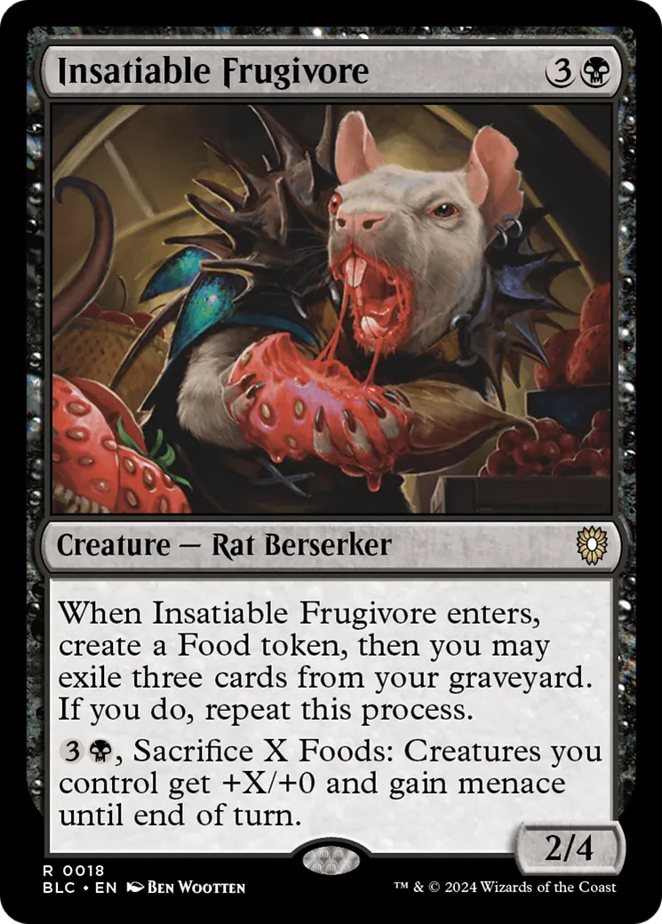 Frugivore insatiable — Bloomburrow Commander — Magic: The Gathering