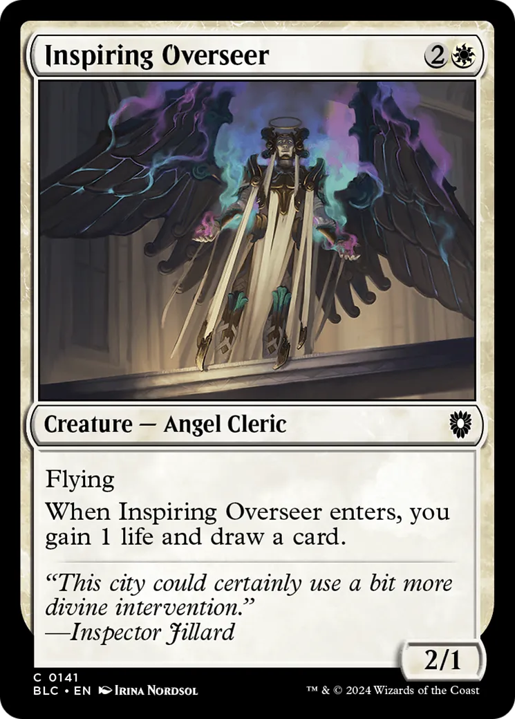Inspiring Overseer — Bloomburrow Commander — Magic: The Gathering