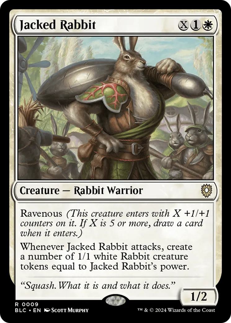 Jacked Rabbit — Bloomburrow Commander — Magic: The Gathering