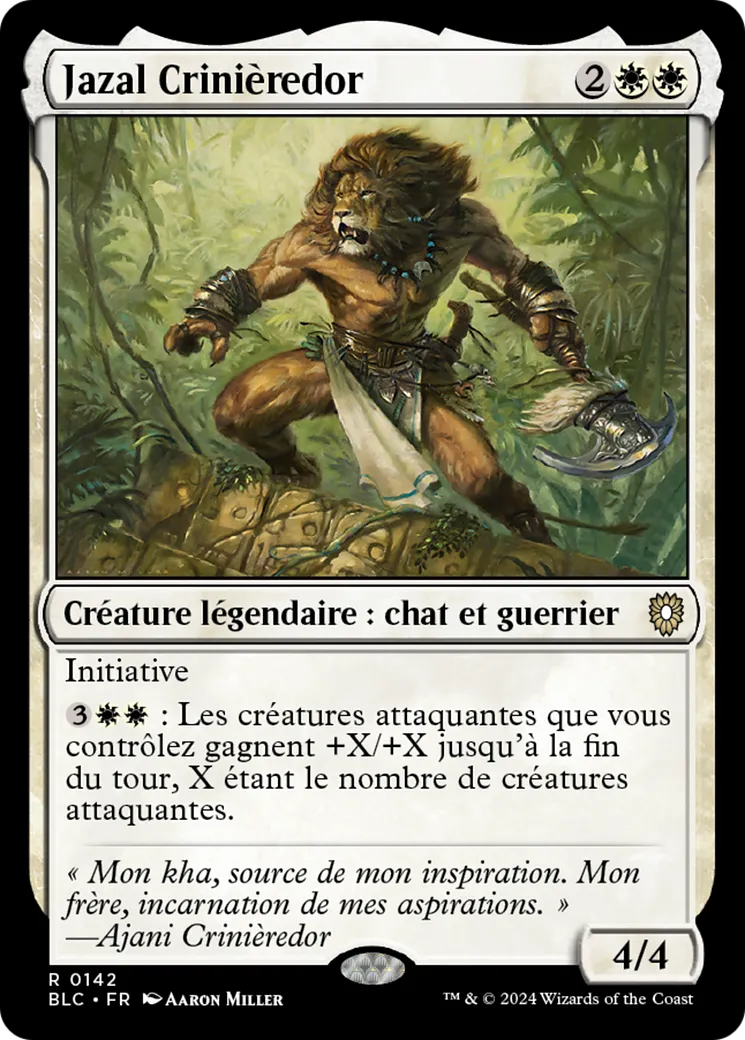Jazal Crinièredor — Bloomburrow Commander — Magic: The Gathering