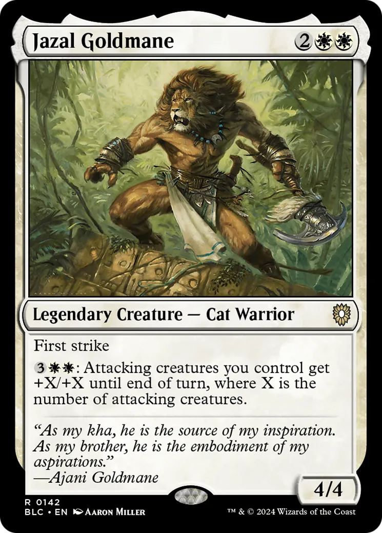 Jazal Crinièredor — Bloomburrow Commander — Magic: The Gathering