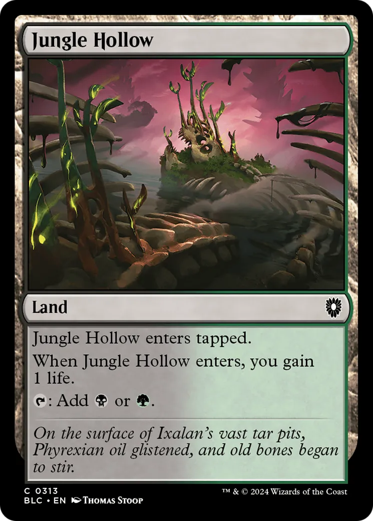 Jungle Hollow from Bloomburrow Commander - Magic: The Gathering