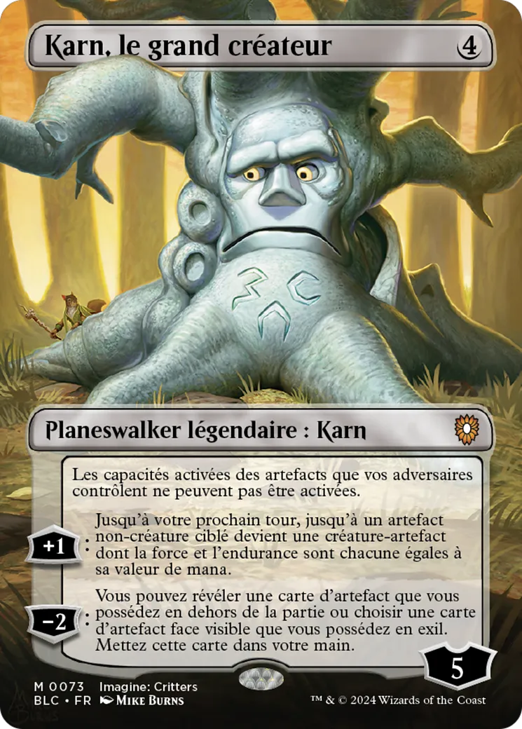 Karn, le grand créateur — Bloomburrow Commander — Magic: The Gathering