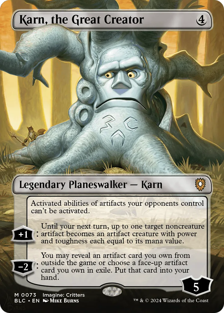 Karn, the Great Creator from Bloomburrow Commander - Magic: The Gathering