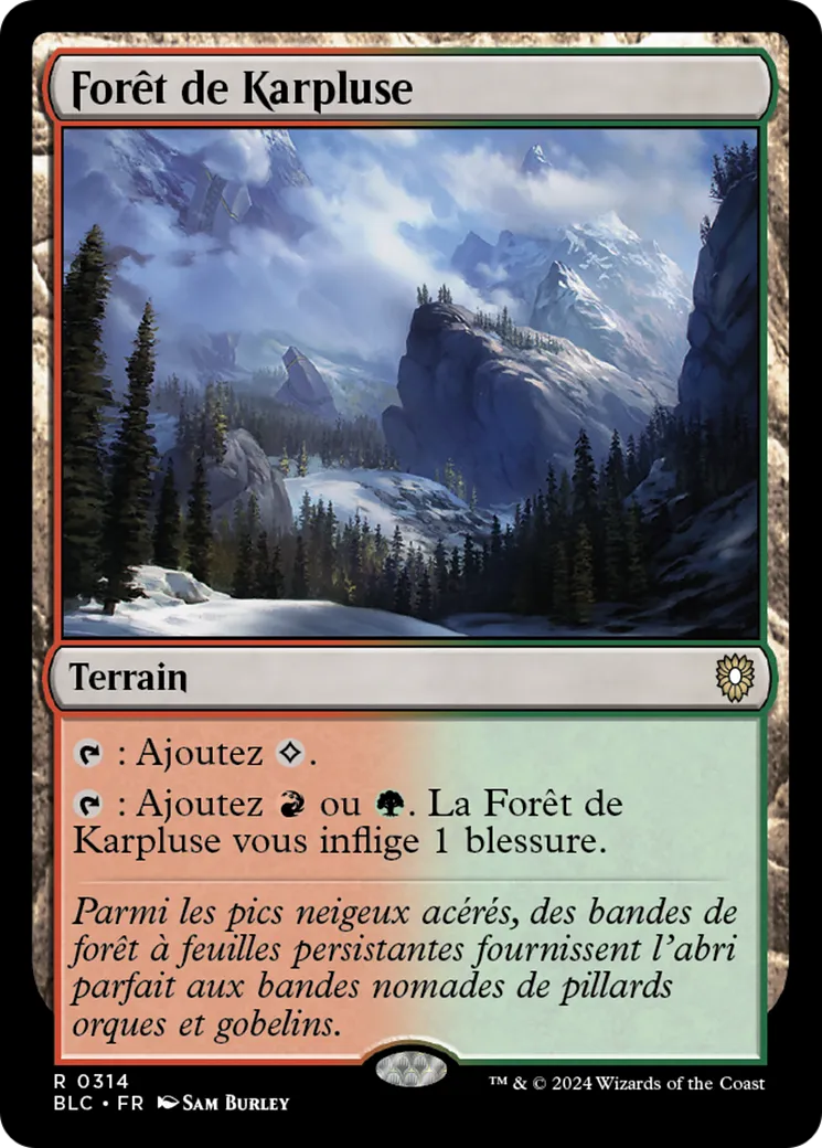 Forêt de Karpluse — Bloomburrow Commander — Magic: The Gathering