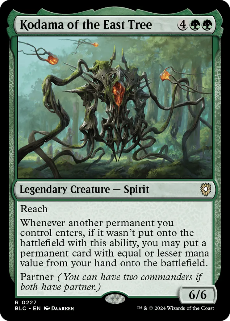 Kodama of the East Tree — Bloomburrow Commander — Magic: The Gathering
