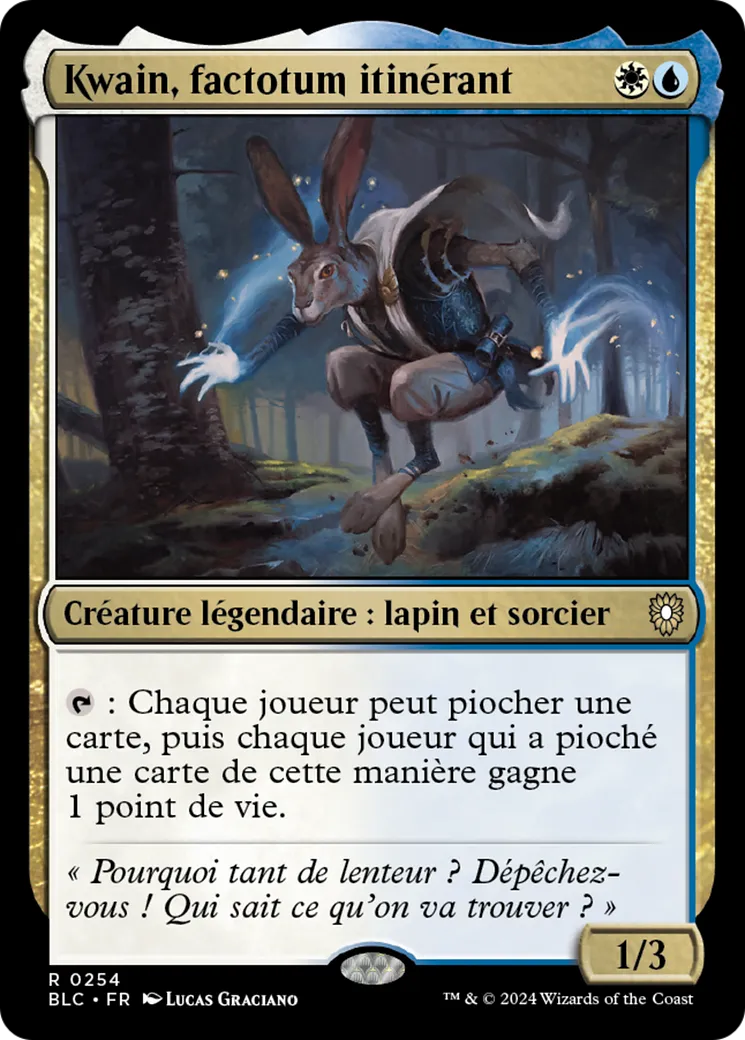 Kwain, factotum itinérant — Bloomburrow Commander — Magic: The Gathering