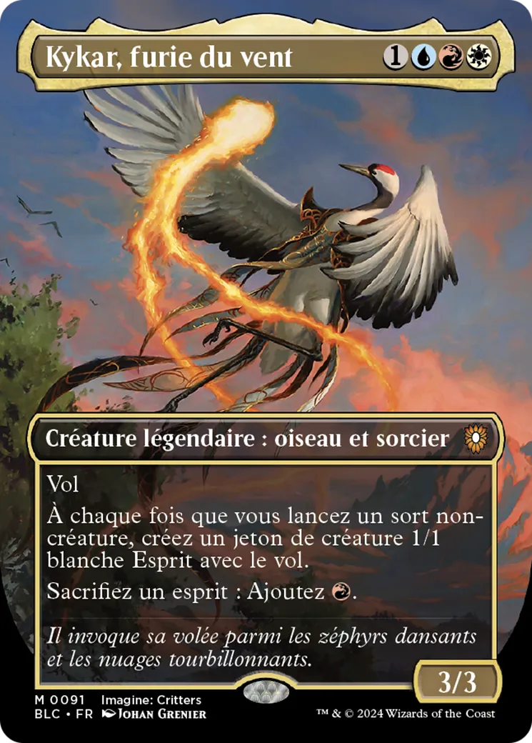 Kykar, furie du vent — Bloomburrow Commander — Magic: The Gathering