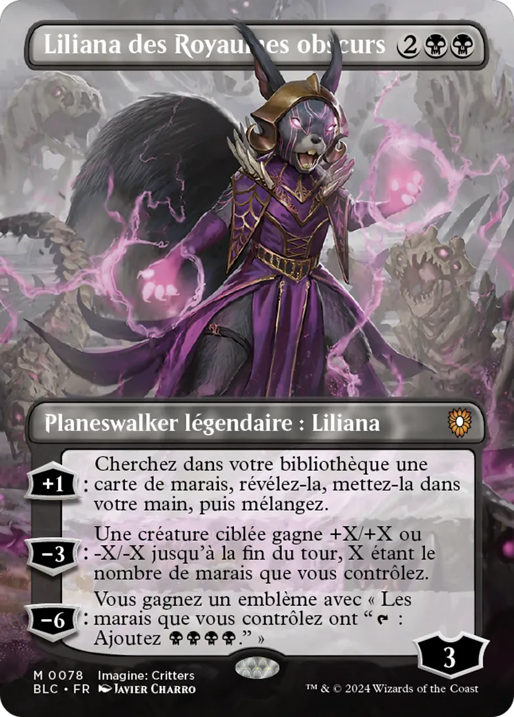 Liliana des Royaumes obscurs from Bloomburrow Commander - Magic: The Gathering