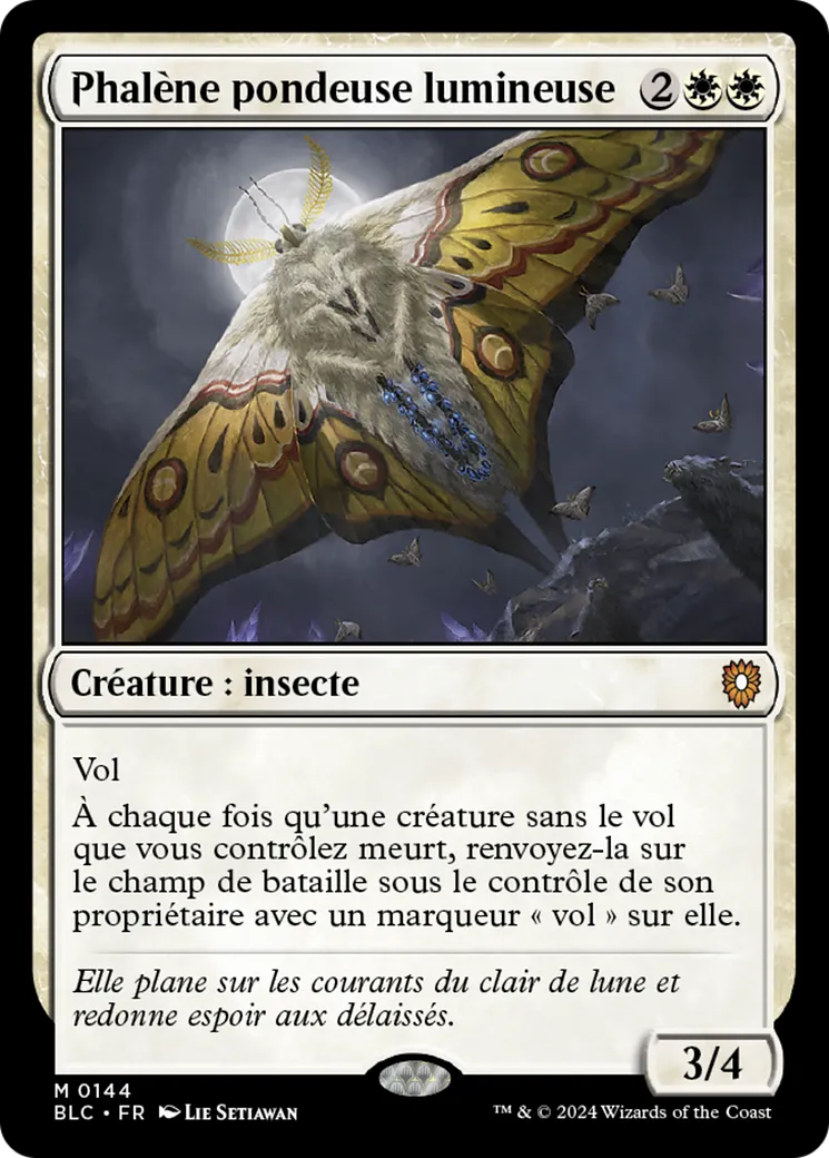 Phalène pondeuse lumineuse — Bloomburrow Commander — Magic: The Gathering