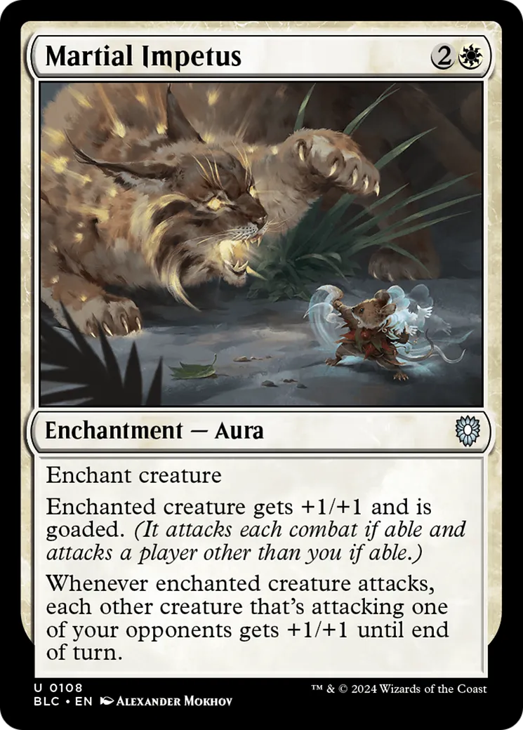 Impetus martial — Bloomburrow Commander — Magic: The Gathering