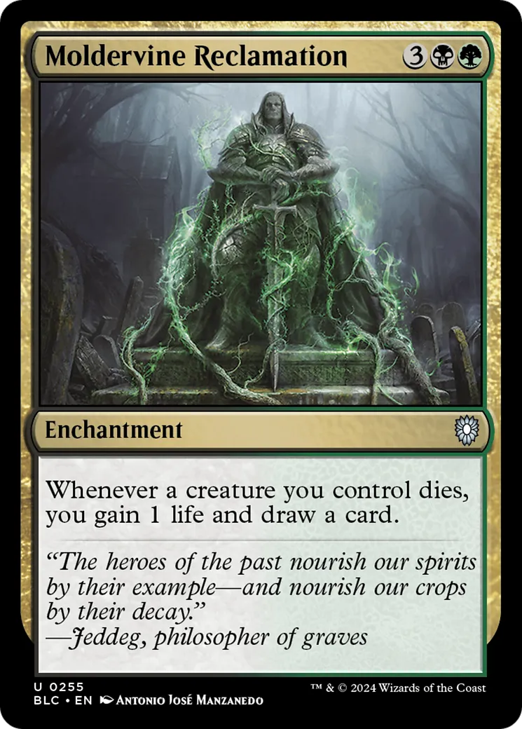 Moldervine Reclamation from Bloomburrow Commander - Magic: The Gathering