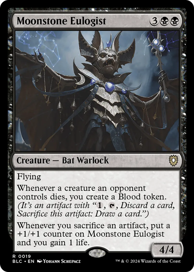 Moonstone Eulogist — Bloomburrow Commander — Magic: The Gathering
