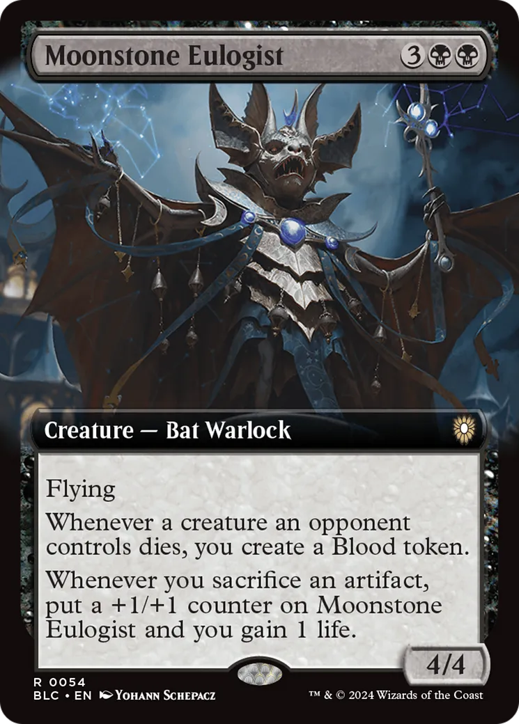 Eulogiste de la pierre de lune — Bloomburrow Commander — Magic: The Gathering