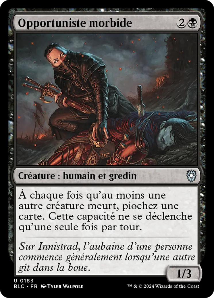 Opportuniste morbide — Bloomburrow Commander — Magic: The Gathering