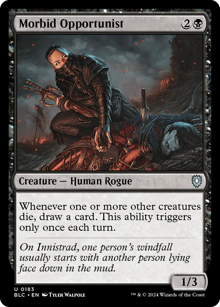 Morbid Opportunist — Bloomburrow Commander — Magic: The Gathering