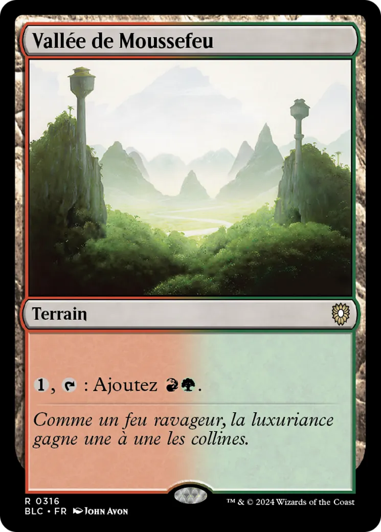 Vallée de Moussefeu — Bloomburrow Commander — Magic: The Gathering