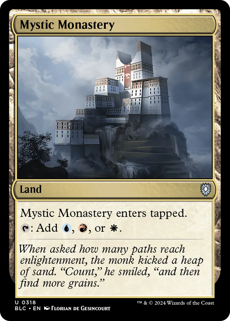 Mystic Monastery — Bloomburrow Commander — Magic: The Gathering