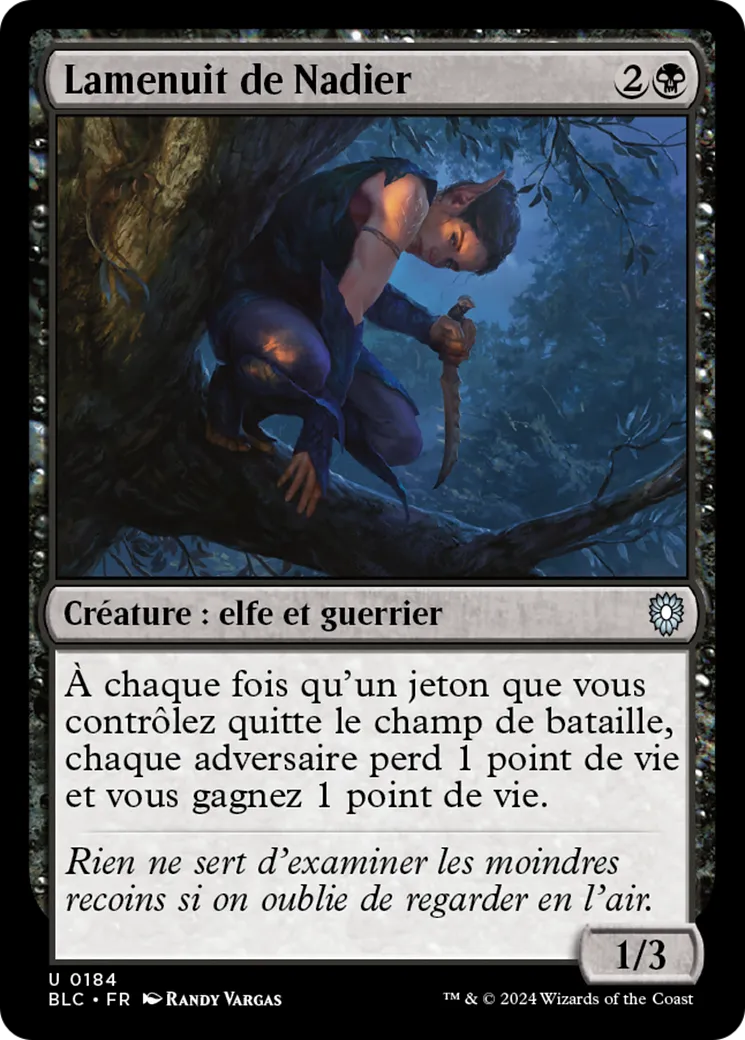 Lamenuit de Nadier — Bloomburrow Commander — Magic: The Gathering