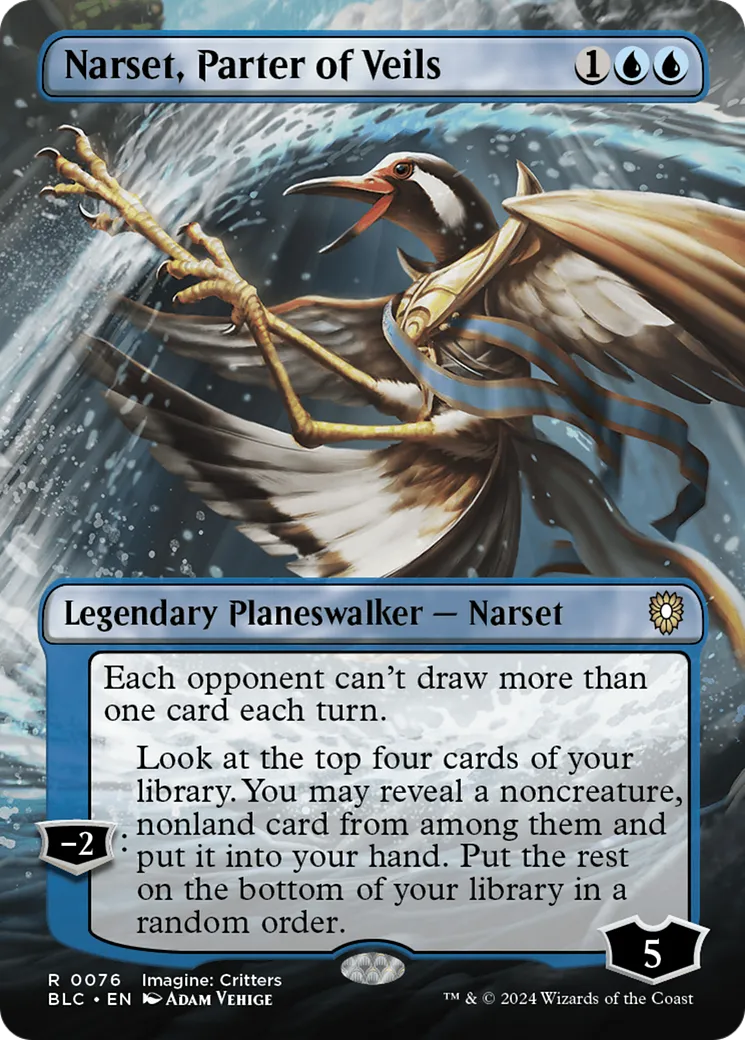 Narset, Parter of Veils — Bloomburrow Commander — Magic: The Gathering