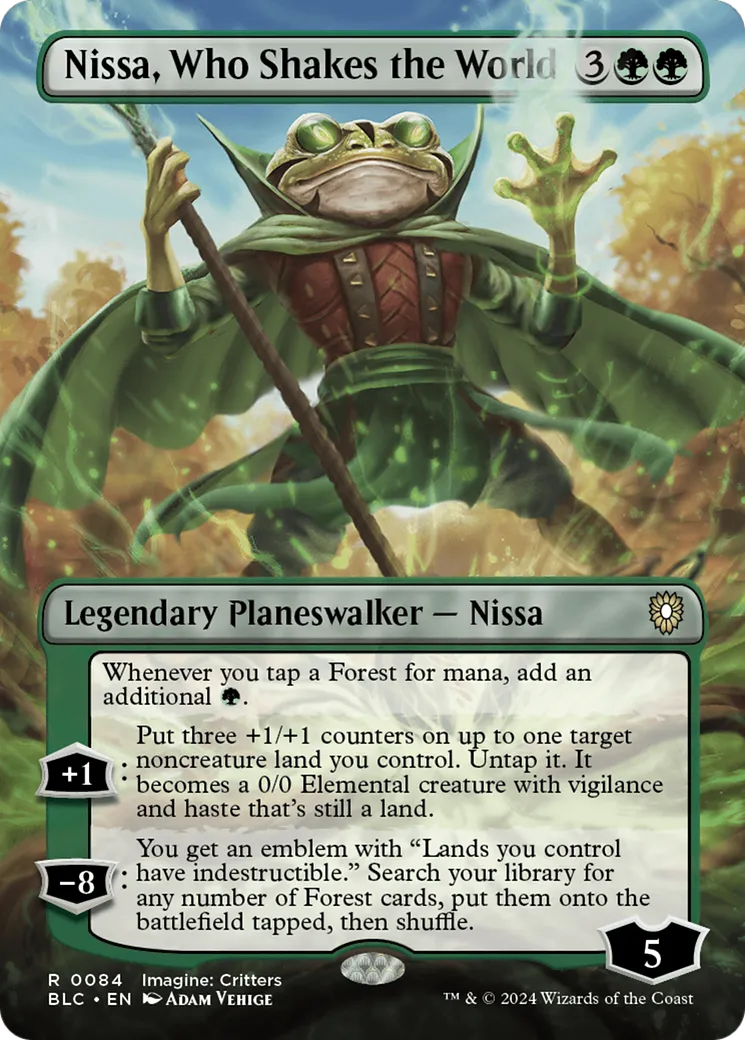 Nissa, Who Shakes the World — Bloomburrow Commander — Magic: The Gathering