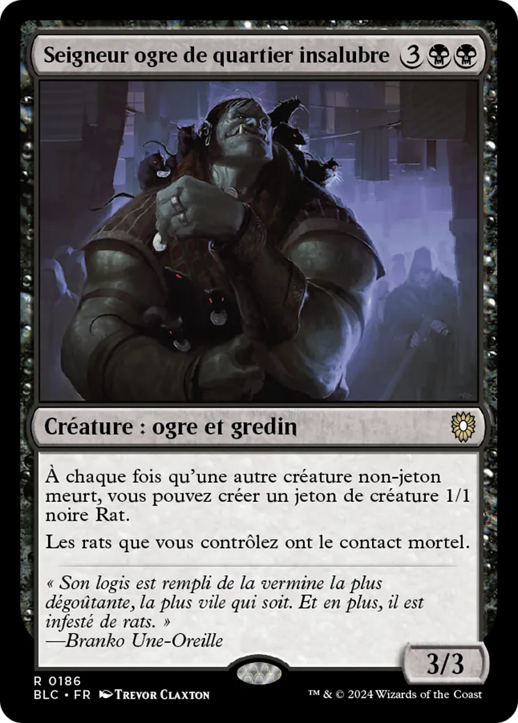 Seigneur ogre de quartier insalubre — Bloomburrow Commander — Magic: The Gathering