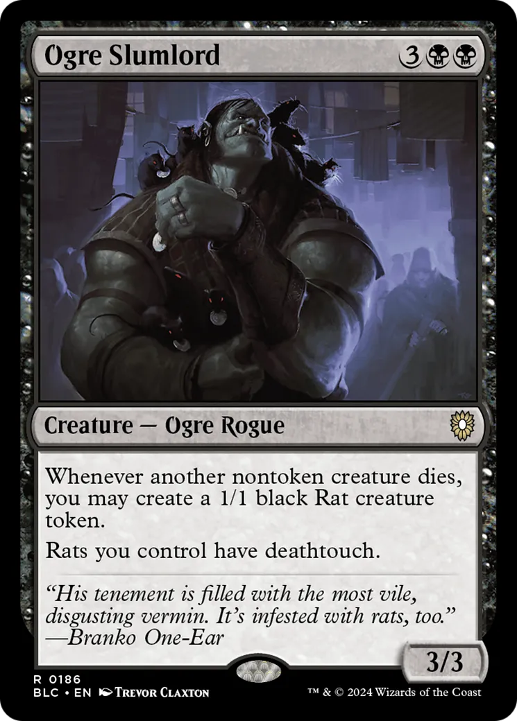 Ogre Slumlord — Bloomburrow Commander — Magic: The Gathering