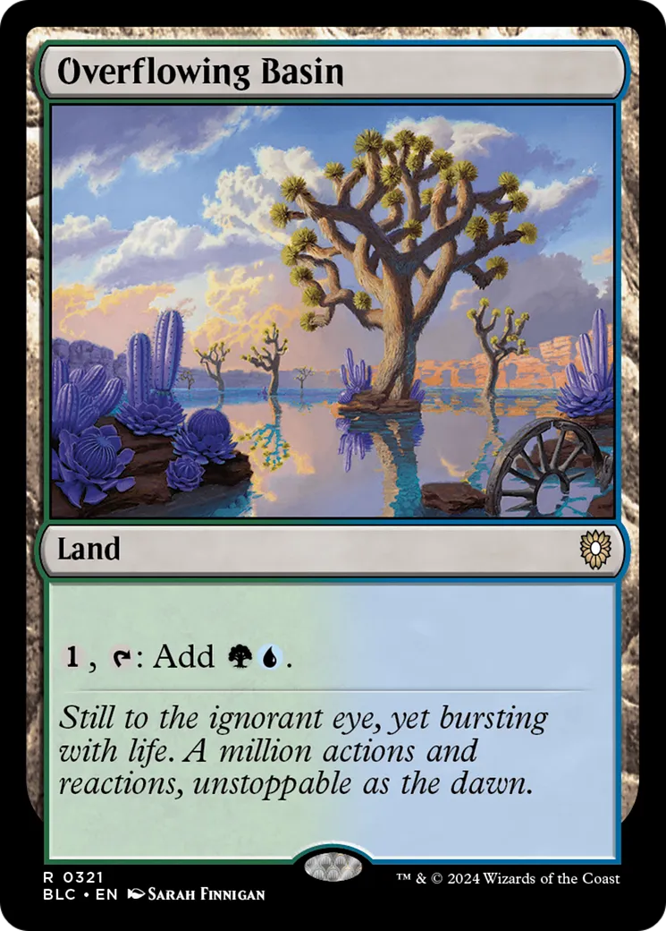 Overflowing Basin — Bloomburrow Commander — Magic: The Gathering