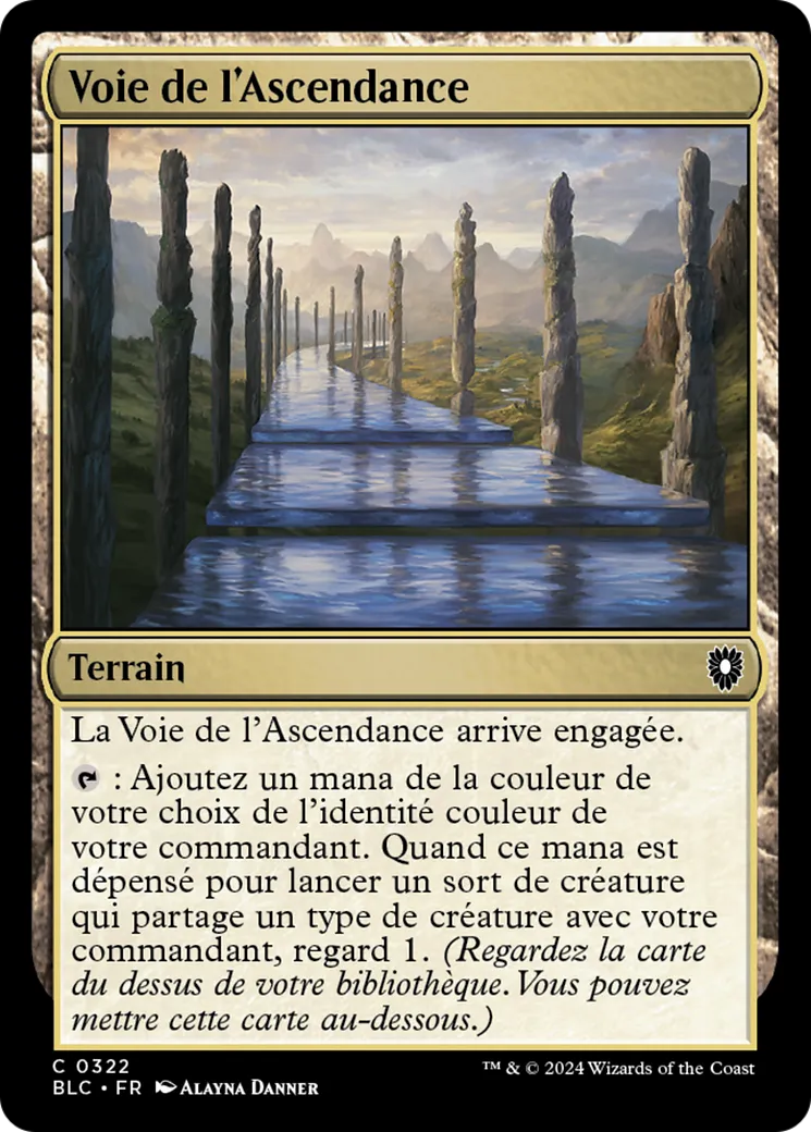 Voie de l'Ascendance — Bloomburrow Commander — Magic: The Gathering