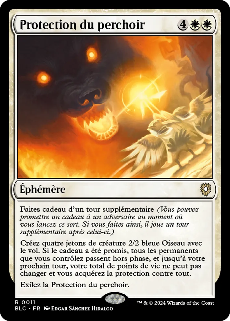 Protection du perchoir — Bloomburrow Commander — Magic: The Gathering