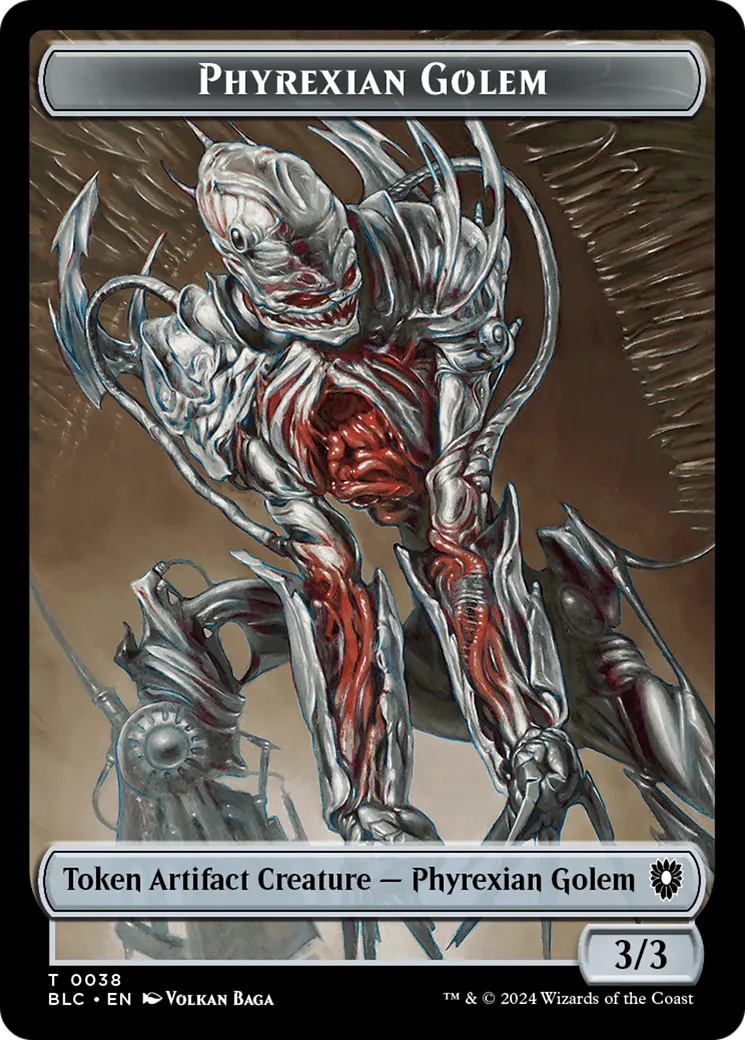 Phyrexian Golem — Bloomburrow Commander — Magic: The Gathering