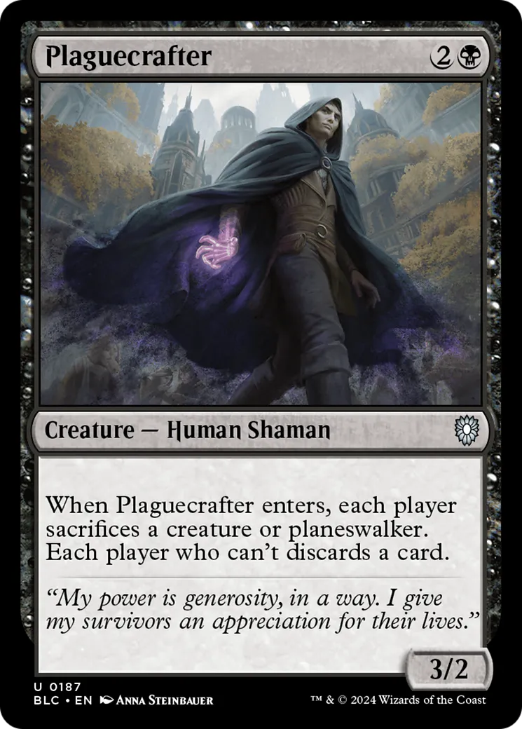 Plaguecrafter — Bloomburrow Commander — Magic: The Gathering