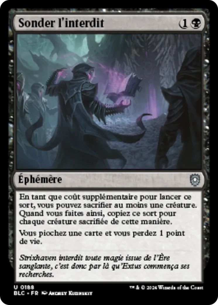 Sonder l'interdit — Bloomburrow Commander — Magic: The Gathering