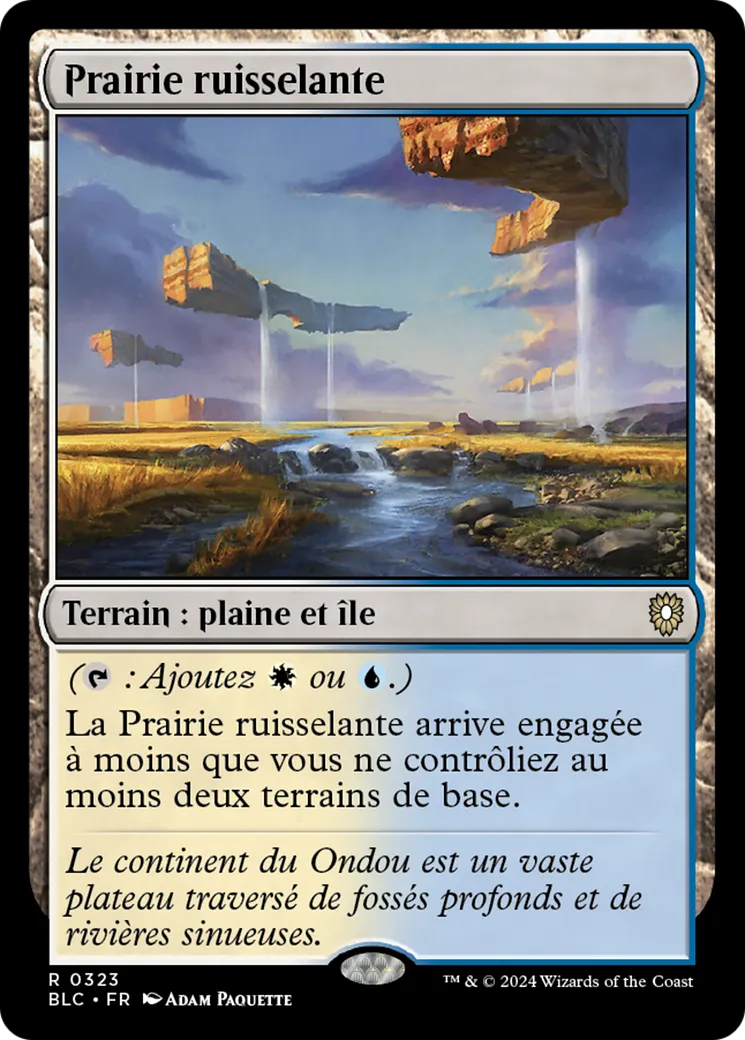 Prairie ruisselante — Bloomburrow Commander — Magic: The Gathering