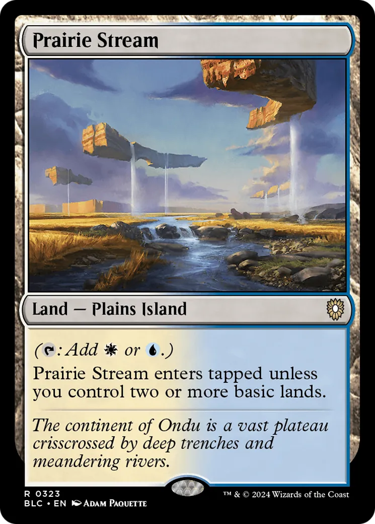 Prairie Stream — Bloomburrow Commander — Magic: The Gathering