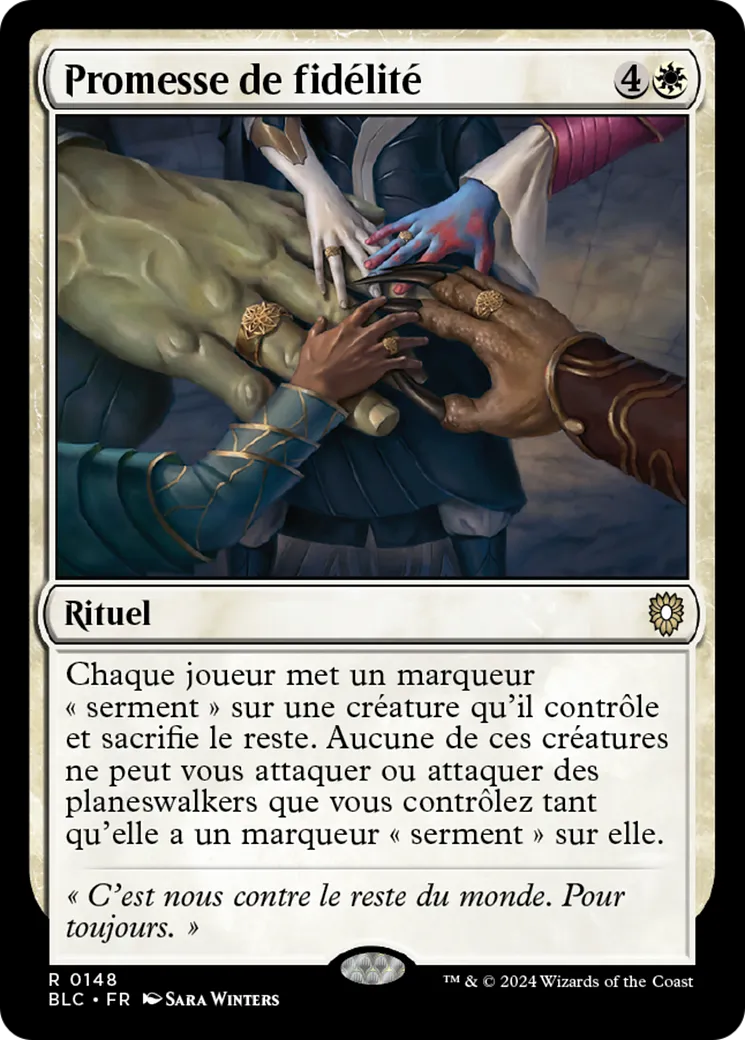 Promesse de fidélité — Bloomburrow Commander — Magic: The Gathering