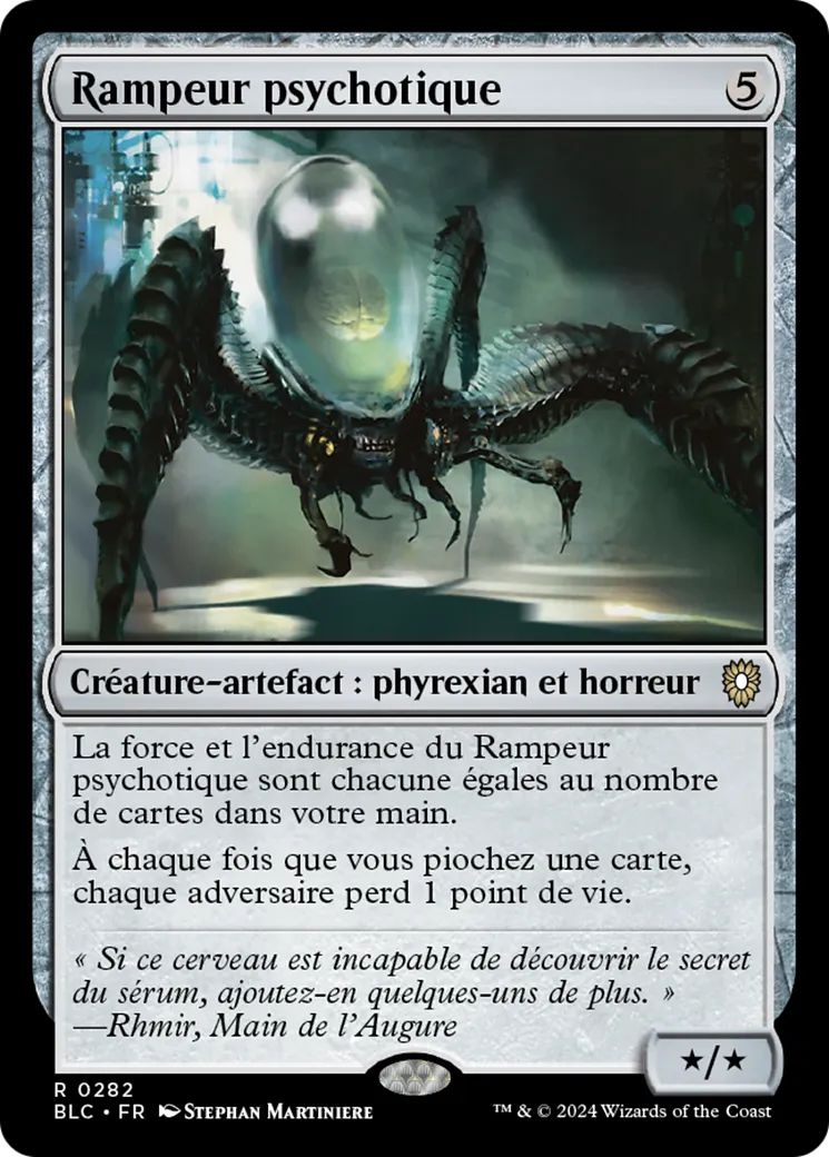Rampeur psychotique from Bloomburrow Commander - Magic: The Gathering