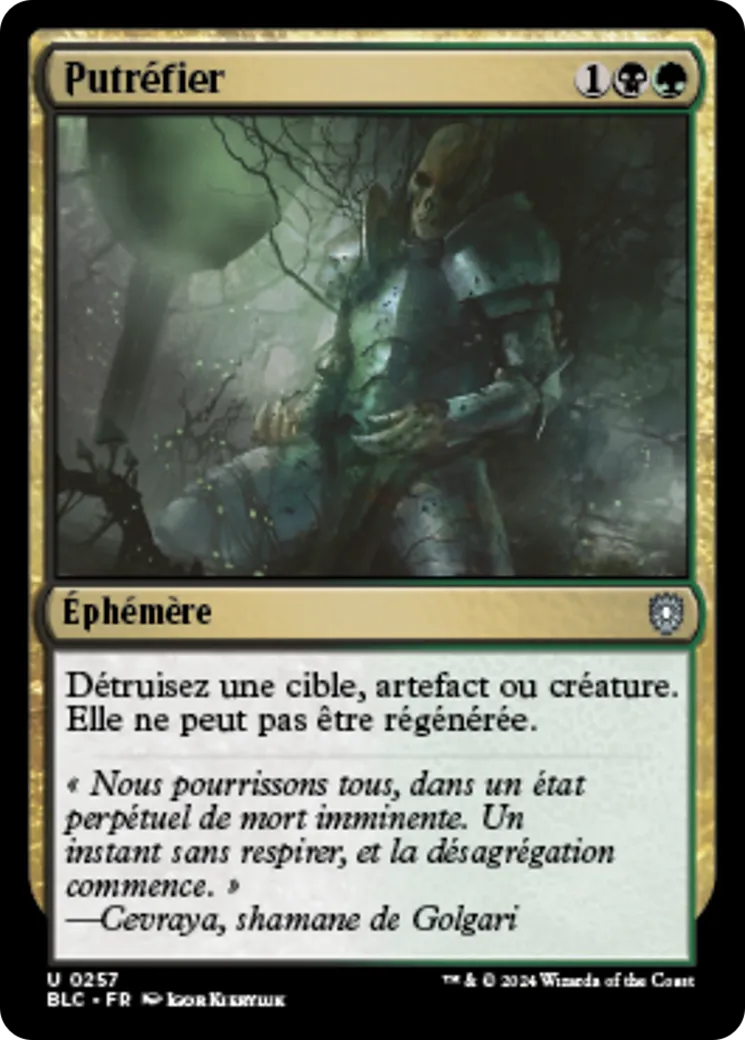 Putréfier — Bloomburrow Commander — Magic: The Gathering