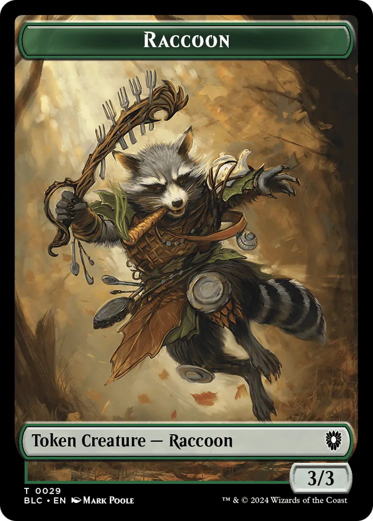 Raccoon — Bloomburrow Commander — Magic: The Gathering
